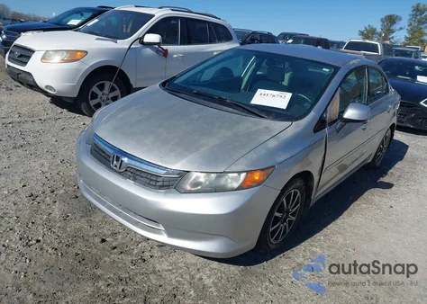 2012 Honda Civic Lx из США, поврежденный, VIN 19XFB2F53CE075788